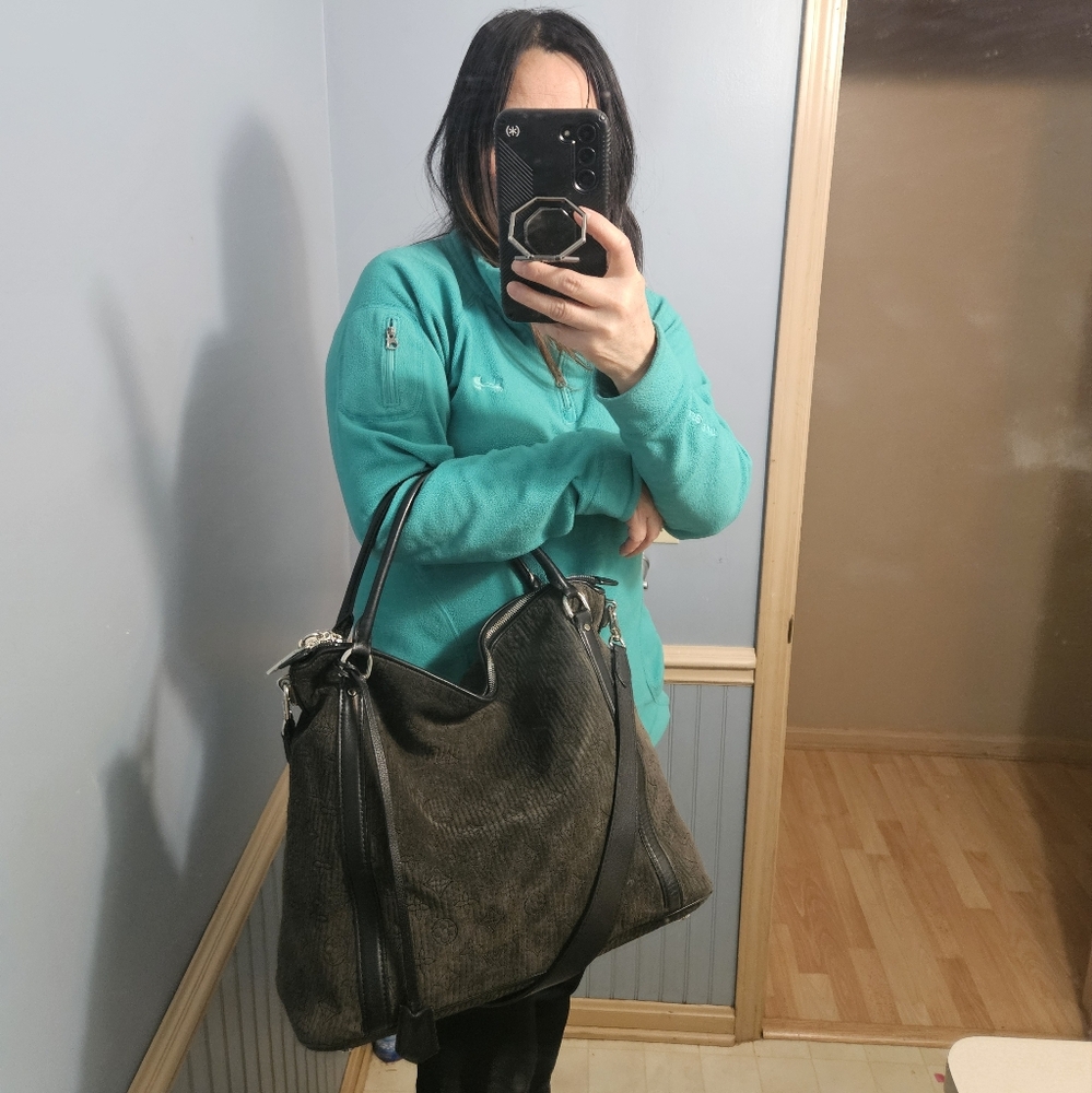 Louis Vuitton Large Black/Brown Monogram Shoulder Bag